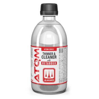 Ammo by Mig ATOM Acrylic Paint - Cleaner & Thinner with Retarder (500ml)