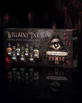 Grimdark Compendium Villainy Ink Phase II Enamel Wash Set