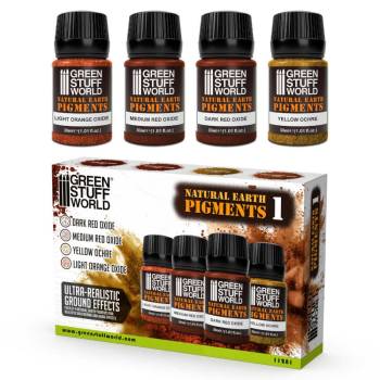 Green Stuff World Natural Earth Pigments Set 30ml - No. 1