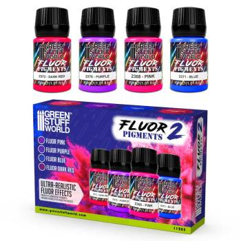 Green Stuff World Fluor Pigments Set 30ml - No. 2