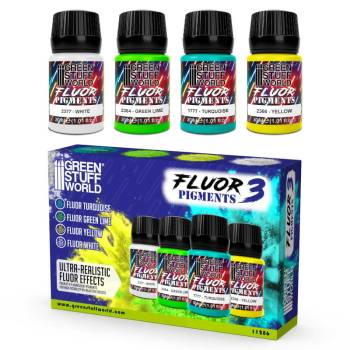 Green Stuff World Fluor Pigments Set 30ml - No. 3