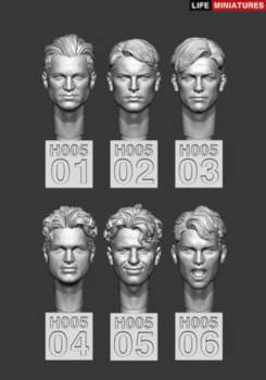 Life Miniatures Bare Heads Set No.2