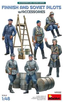 Miniart Finnish and Soviet Pilots