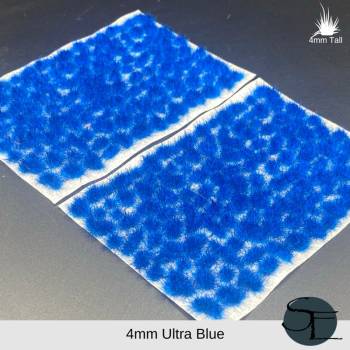 Shadows Edge Exotic Tufts 4mm Ultra Blue - Natural