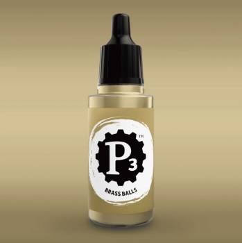 Privateer Press Paints (P3) Brass Balls Metallic 18ml (124)