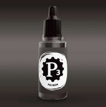 Privateer Press Paints (P3) Pig Iron Metallic 18ml (115)