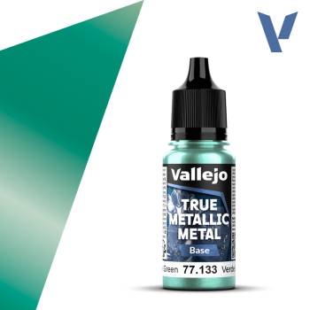 Vallejo True Metallic Metal Beetle Green (Base) (18ml)