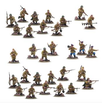 Warlord Bolt Action Soviet Army Infantry Platoon