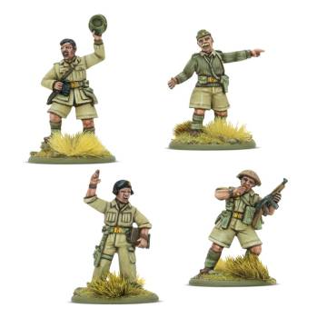 Warlord Games Bolt Action British 8th Army Platoon Commanders