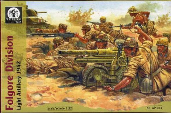 WWII Italian Light Artillery, Folgore Division 1942