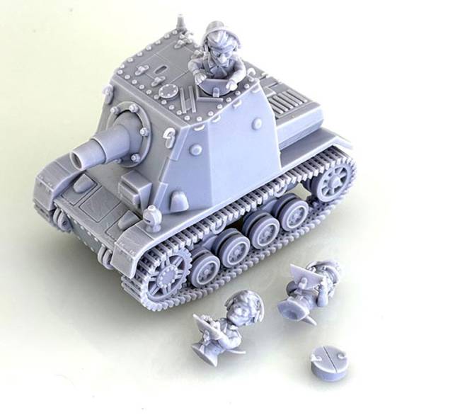 Toonkreig German Sturmpanzer (Brummbar)