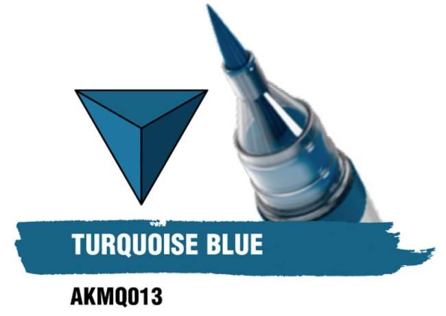 AK Interactive Quick Markers Turquoise Blue