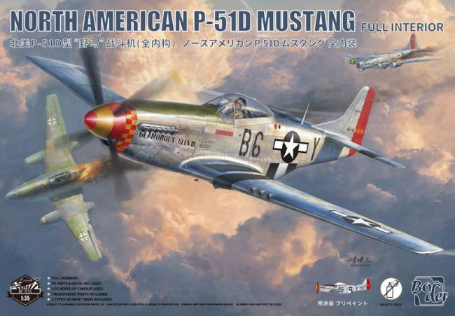 Border Model North American P-51D Mustang