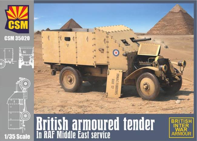 Copper State ModelsWWI British Armoured Tender in RAF Middle East Service