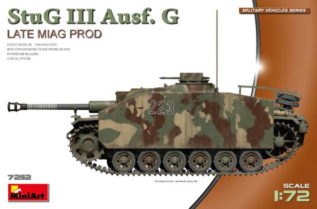 MiniArt StuG III Ausf. G  Late Miag Prod.