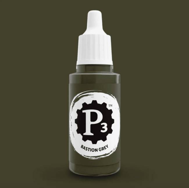 Privateer Press Paints (P3) Bastion Grey 18ml (087)