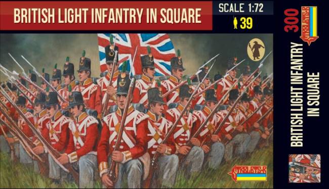 Strelets R - British Light Infantry in Square Napoleonic