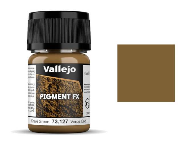 Vallejo Pigments - Khaki Green - 30ml Bottle