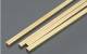 Rectangular Brass Tube .014in Wall 1/8in x 1/4in x 12in - 1 pc.
