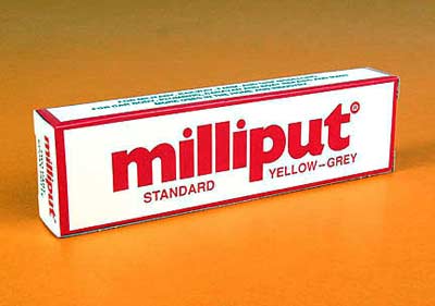 Milliput Yellow-Grey Epoxy Putty