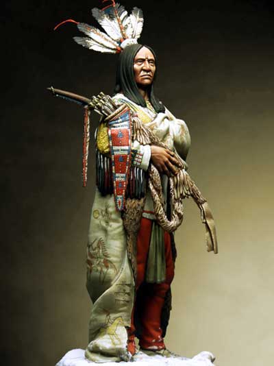 Michigan Toy Soldier Company : Pegaso Models - Hidatsa Warrior