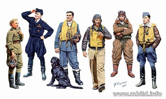 Michigan Toy Soldier Company : Master Box Ltd. - WWII Famous Pilots of ...