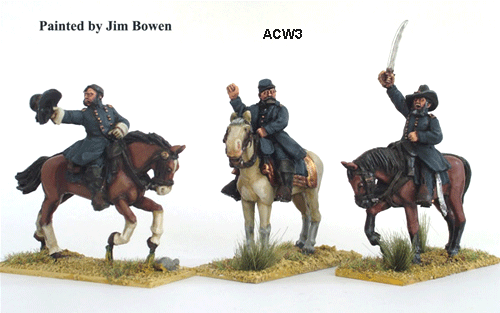 Union Generals Mounted