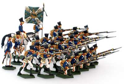 Napoleonic: Prussian Infantry Firing (26 pcs.)