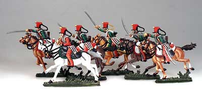 Napoleonic: French Hussars (6 pcs.)