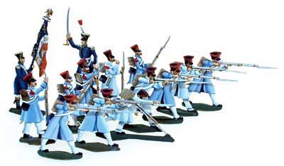 Napoleonic: French Infantry in Greatcoats (14 pcs.)