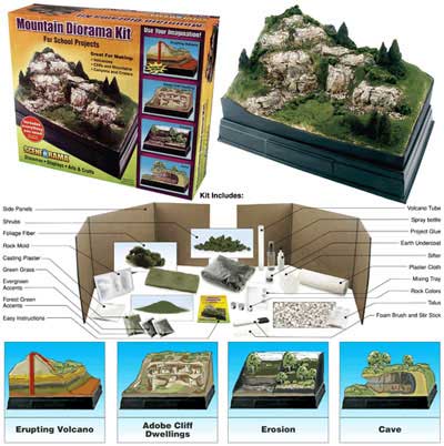 Woodland Scenics 785-4111 Scene-A-Rama(TM) Diorama Kits -- Mountain