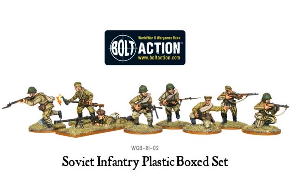 Michigan Toy Soldier Company : Warlord Games - WWII Soviet Infantry