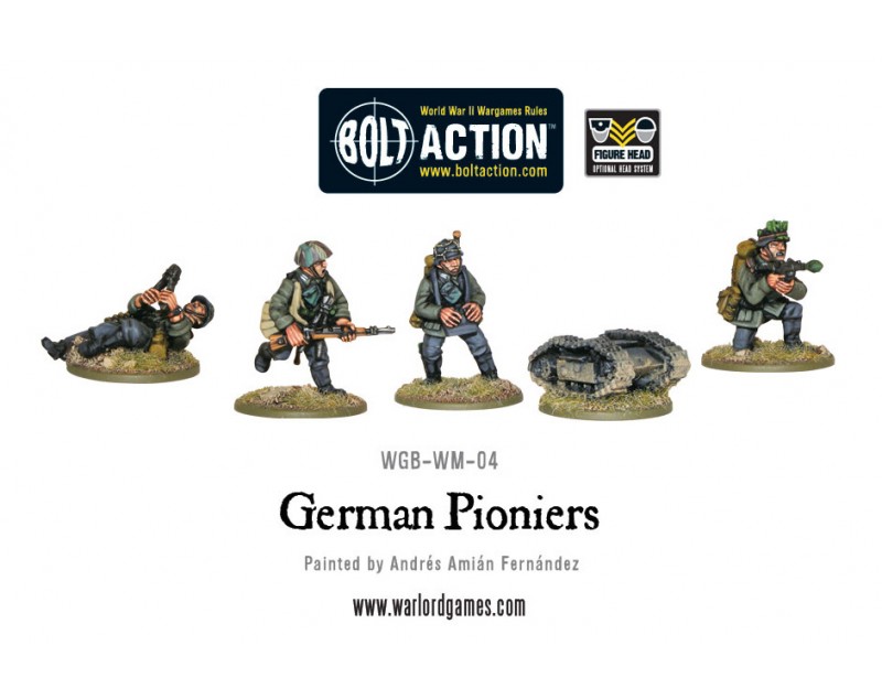 Michigan Toy Soldier Company : Warlord Games - WWII German Pioneers