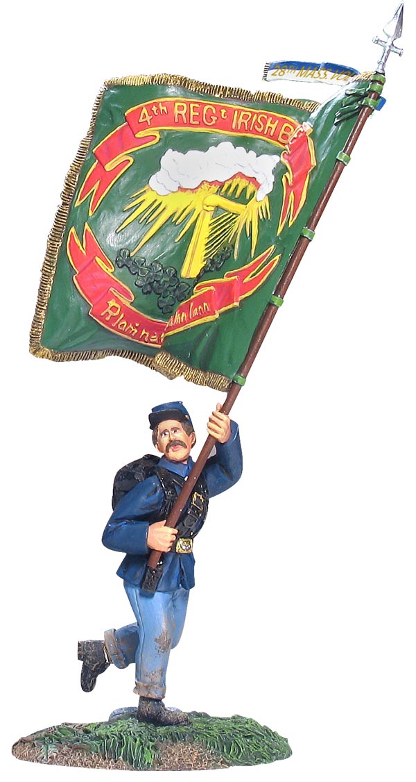 American Civil War: Union 28th Massachusetts Irish Brigade Flagbearer