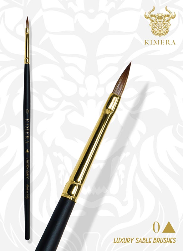 No 0 Arrow Point Brush – Kolinsky Sable