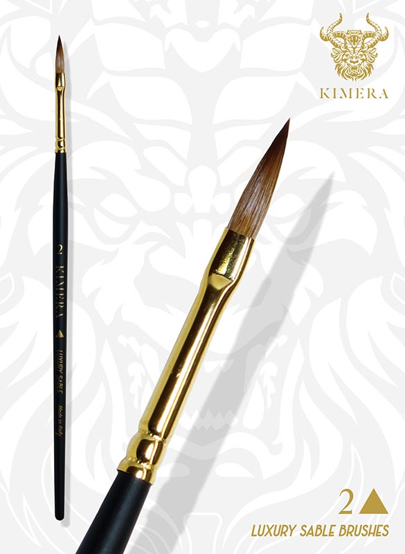 No 2 Arrow Point Brush – Kolinsky Sable