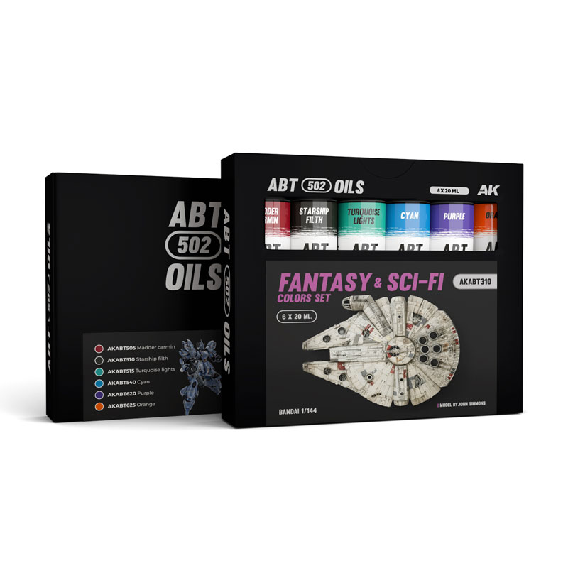 Abteilung 502 Modeling Oil Paint Set - Fantasy & Sci-Fi Paint Set (6 Colors)