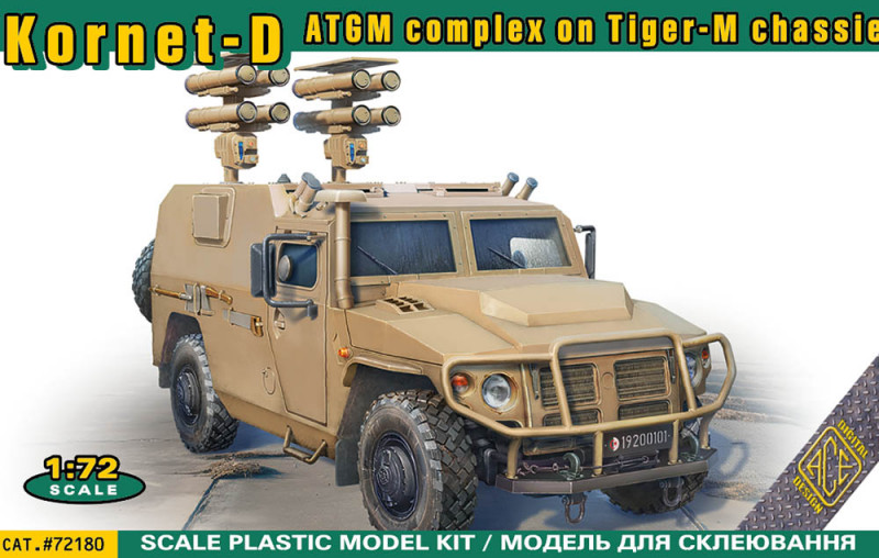 Ace Models Kornet-D ATGM Complex Vehicle on Tiger-M Chassis