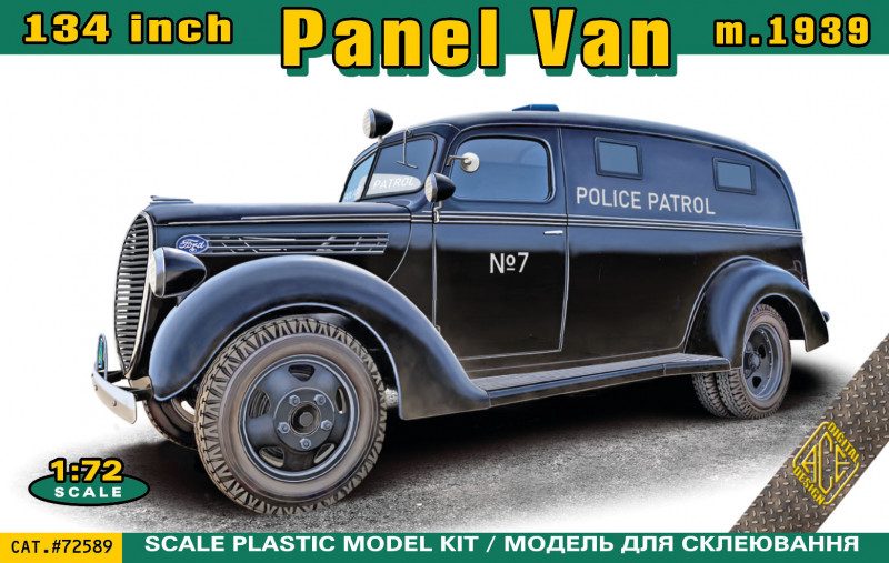 134-inch Model 1939 Police Patrol Panel Van