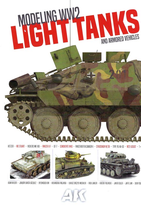 AK Interactive Modeling WW2 Light Tanks and Armored Vehicles