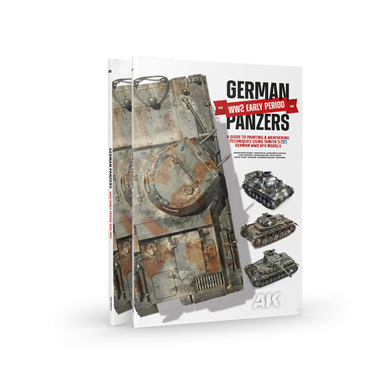AK Interactive German Panzers WW2 Early Period 1939-1942 - A Guide To Painting & Weathering Techniques Using Tamiya's German WWII AFV Models