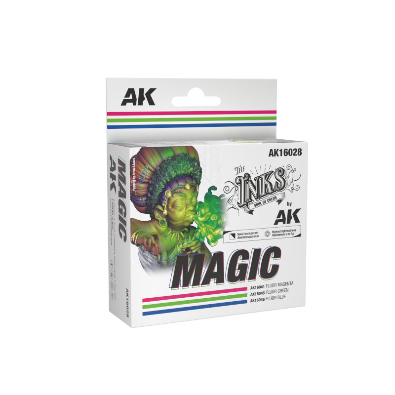 AK Interactive Acrylic Ink Set - Magic