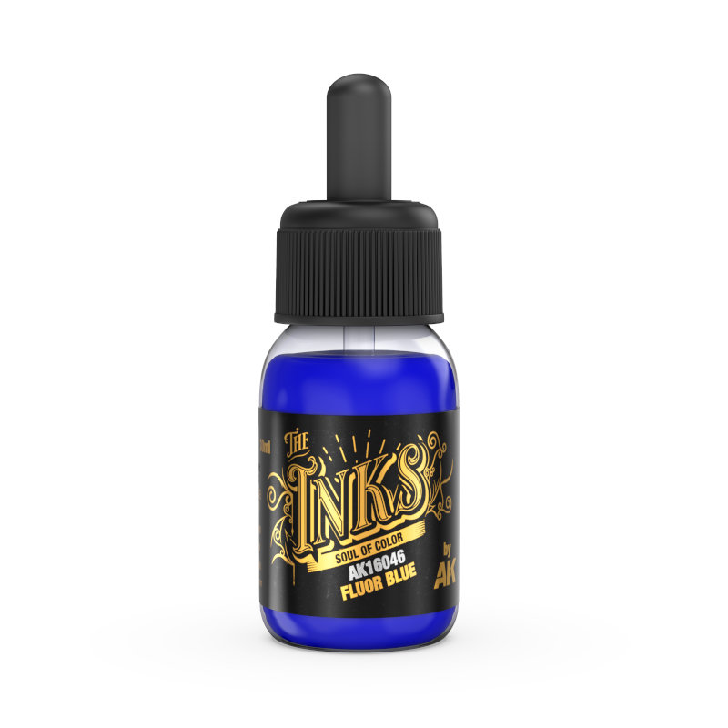 AK Interactive Inks - Fluor Blue 30ml