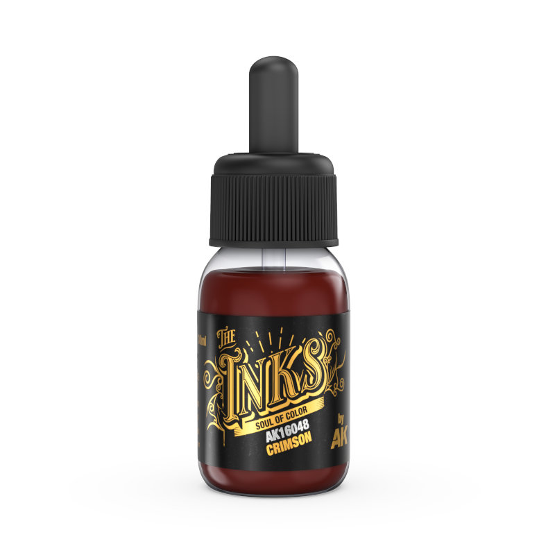 AK Interactive Inks - Crimson 30ml