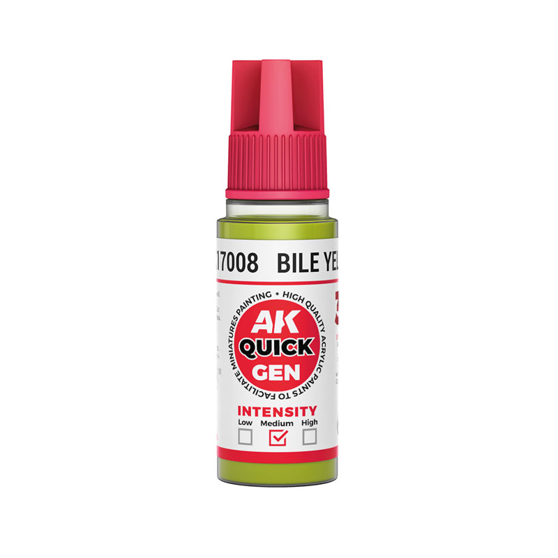 AK Interactive Bile Yellow Quick Gen Paint
