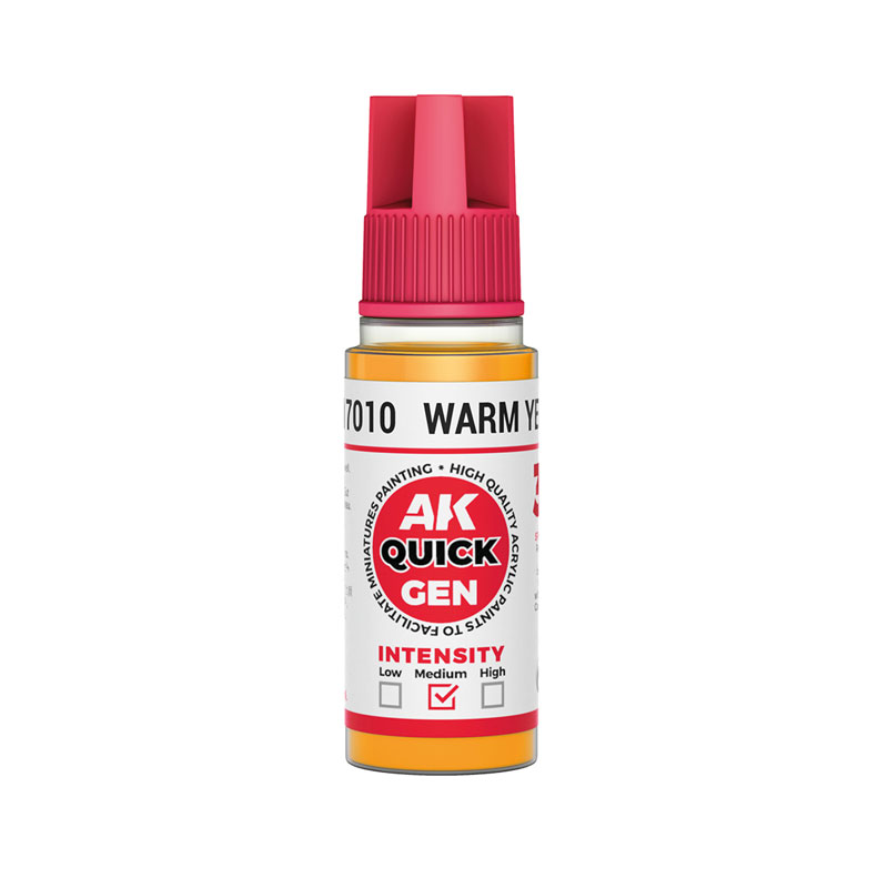 AK Interactive Warm Yellow Quick Gen Paint