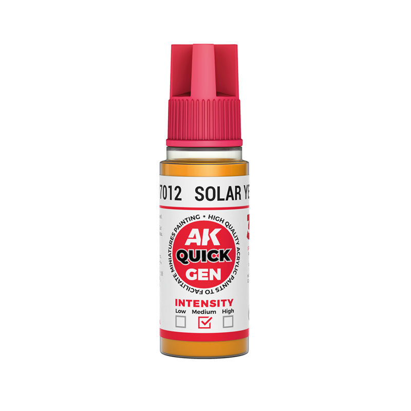 AK Interactive Solar Yellow Quick Gen Paint