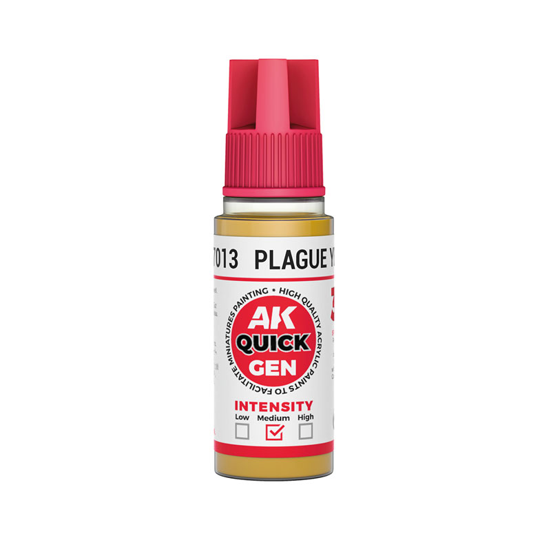 AK Interactive Plague Yellow Quick Gen Paint