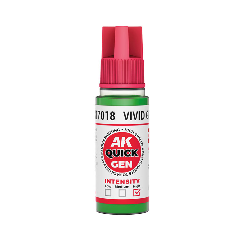 AK Interactive Vivid Green Quick Gen Paint