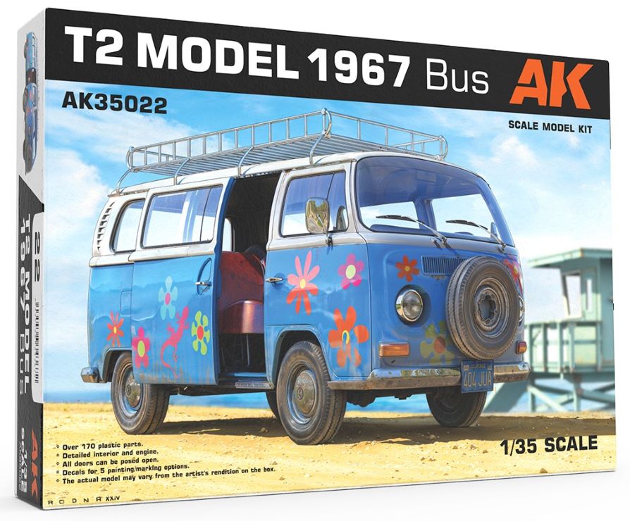 AK Interactive 1967 T2 Micro Bus (Plastic Kit)